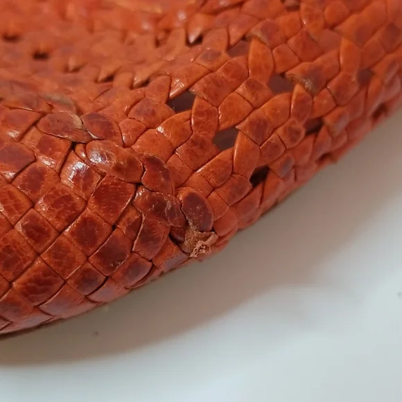 Audrey Brooke Vero Cuoiro Orange Flats - Picture 6 of 8